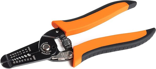 Wirefy STRP-01 Wire Stripper and Cutter for Solid and Stranded Wires 22-10 AWG | Precision Calibrated Ergonomic Wire Stripping Tool