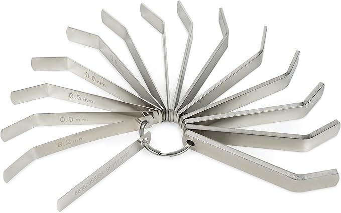 Feeler Gauge Jake Brake Tool Set for Volvo & Mack MP7 MP8 MP10 D12 D13 D16 Engine Intake & Exhaust Valve Adjustment Kit (14pc) Replaces 88880053 88880052 85111377