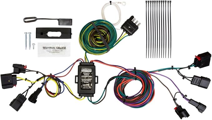 Blue Ox Avail Tow Bar & Baseplate Combo with EZ Light Wiring Harness fits 2014-2021 Jeep Grand Cherokee (No L) | Quick Installation | Includes Decal