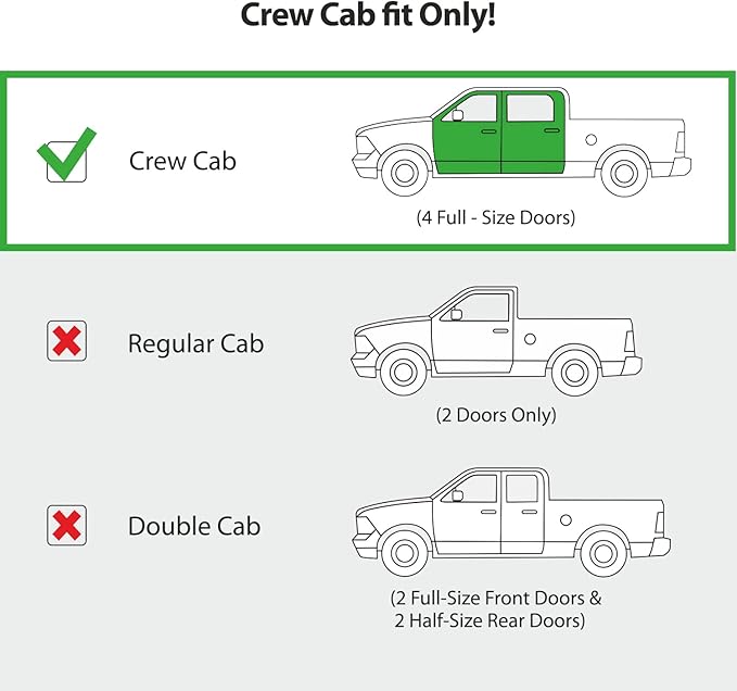 CLIM ART in-Channel Incredibly Durable Rain Guards for Chevrolet (Chevy) Silverado/GMC Sierra 1500 2019-2026 Crew Cab, Original Window Deflectors, Vent Window Visors, Truck Accessories, 4pcs- 619003LP