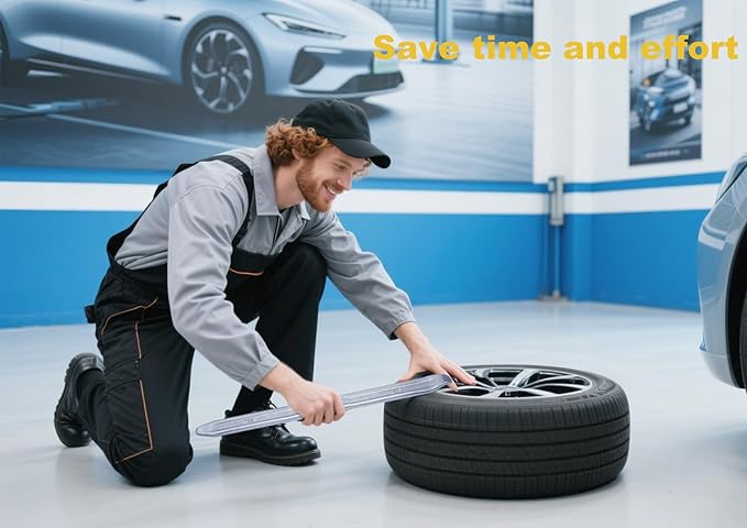 2 Pack 20 Inch Tire Spoons Iron,Heavy Duty Tire Changing Tool Tire Levers Bar,for Cars,Motorcycles,Dirtbike,Lawn Mower Tire Spoon