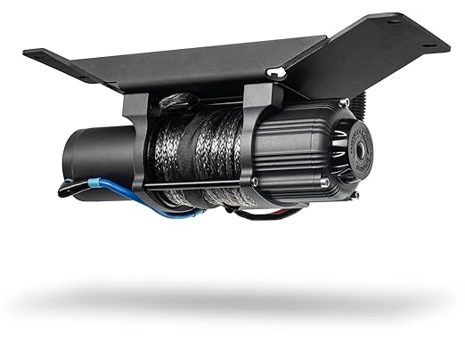 SuperATV 4500 lb. Ready-Fit Winch for Polaris Ranger SP 570 Midsize (2022+) | 266.1 Gear Ratio | 50 Foot Remote Range | 3/16 Inch Steel | Permanent Magnet DC 12V, 1.3 HP Motor