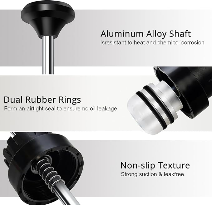 YSTOOL 200CC Manual Fluid Extractor and Fill Syringe Automotive Oil Evacuator and Dispenser Pump for Changing ATF, Coolant, Power Steering Fluid, Gear Oil, Brake Fluid and Engine Oil