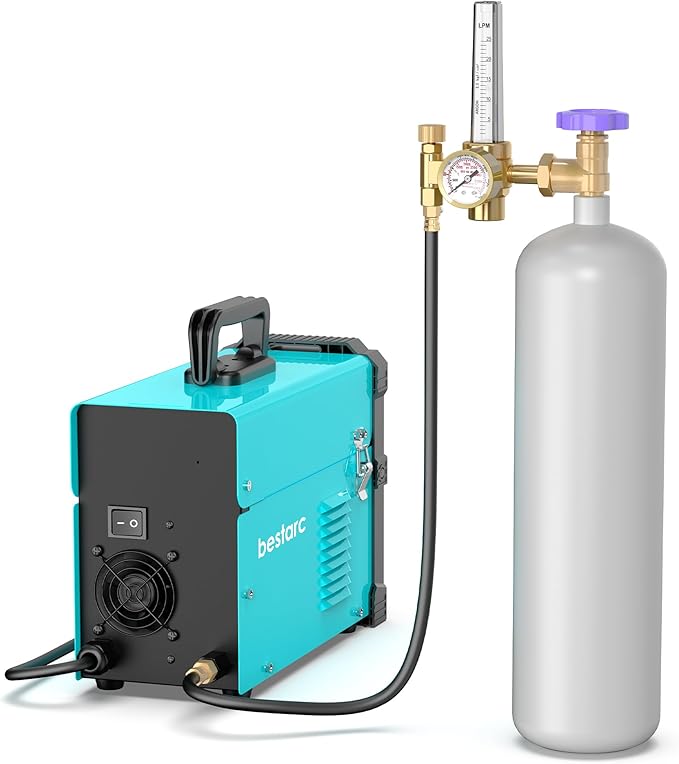 bestarc Argon CO2 Flow Meter Gas Regulator with 8.2FT Gas Hose for MIG TIG Welding