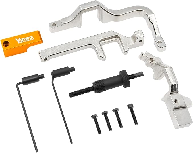 Engine Camshaft Alignment Locking Timing Tool Kit Compatible with BMW Mini Cooper N12 N14, with Carrying Case & Gloves