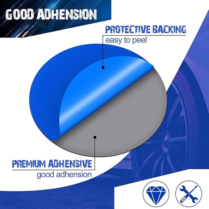 60 Pieces Tire Patch Kit 32 mm 42 mm 58 mm Tire Repair Kit with Tire Patch Roller Scraping Cutter Tire and Tube Patches Tire Repair Tools for Car Truck Motorcycle Bike Wheel