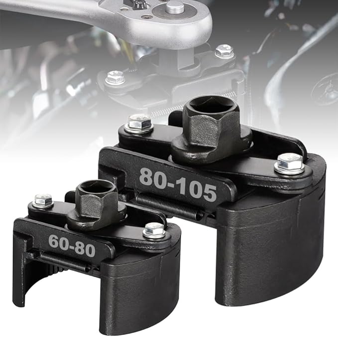 Adjustable Oil Filter Wrench New Update Oil Filter Removal Tool,Universal Oil Filter Removal Tool Fit for Small Medium-Sized Spin-On Oil Filter (MIX)