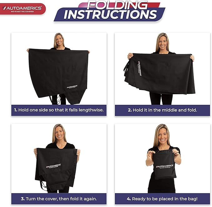 AUTOAMERICS Windshield Snow Cover - Windshield Cover for Ice and Snow - Waterproof Shield Window Protector for Car Truck SUV