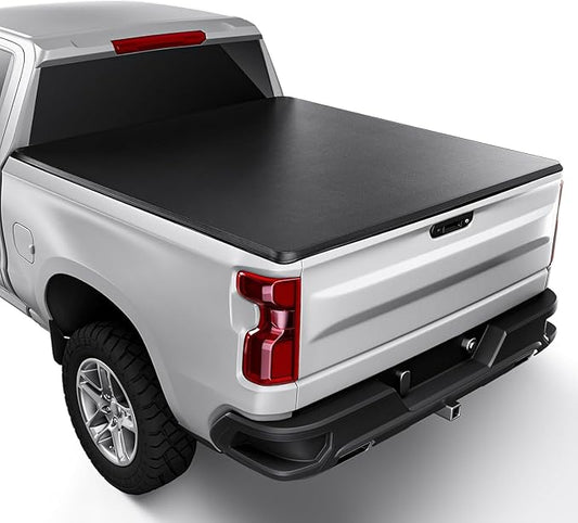 Soft Roll-Up Truck Bed Cover Compatible with 2015-2026 Ford F-150 | 5'5" Bed (66") Black