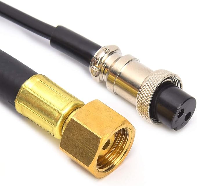 Tig Welding Torch Gun, Tig/Wp - 9vf 13.12ft 8mm ² Wire Diameter Quick Toggling Between On And Off Positions M16x1.5 Air Interface Ergonomic Welding Torch