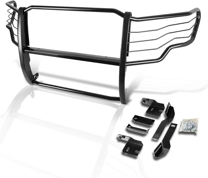 Compatible with Ford F150 Pickup 2009-2014 Front Bumper Brush Grille Guard Protector,Coated Black