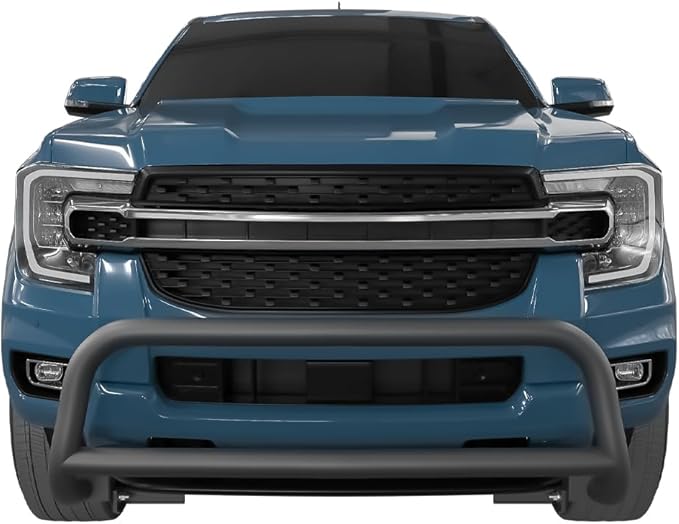 VANGUARD Black Powdercoat Bull Bar Compatible with 2024-2025 Ford Ranger