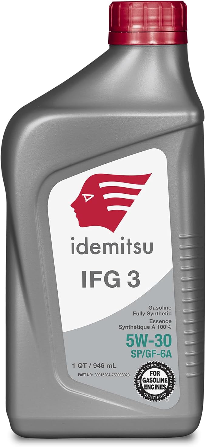 Idemitsu IFG 3 5W-30 Full Synthetic Motor Oil – 1 Quart SP/GF-6A Certified Engine Oil for TGDI & PFI Engines | Engineered for Maximum Efficiency and Protection