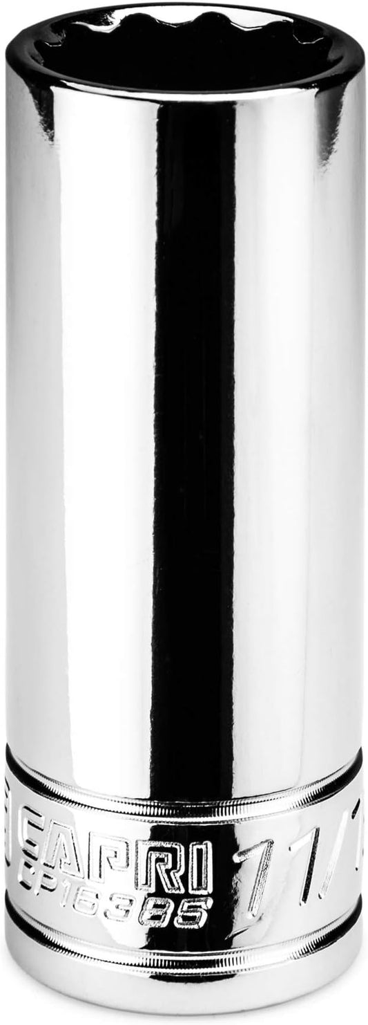 Capri Tools 11/16 in. Deep Socket, 3/8 in. Drive, 12-point, SAE