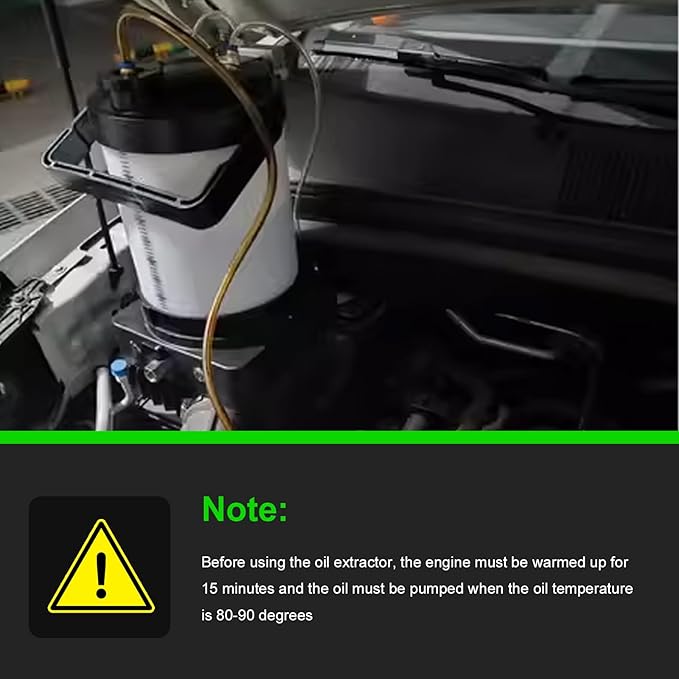 leaptrend Electric Oil Vacuum Extractor (NOT Manual), Oil Changer Fluid Extractor Pump with Cigarette Lighter and Crocodile Clip, 3 Size Oil Extraction Hose, 6L Oil Barrel w/Drain Switch