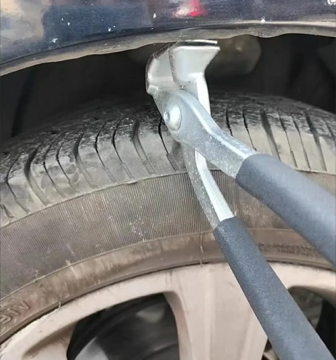 CXGS Paintless Dent Repair Kit Car Door Fender Edge Repair Tool Auto Body Pliers Heavy Duty Car Door Panel Fix Tool Portable Metal Crimp Vise Car Fender Panel Leaf Edge Pliers Repair Tools (Black)