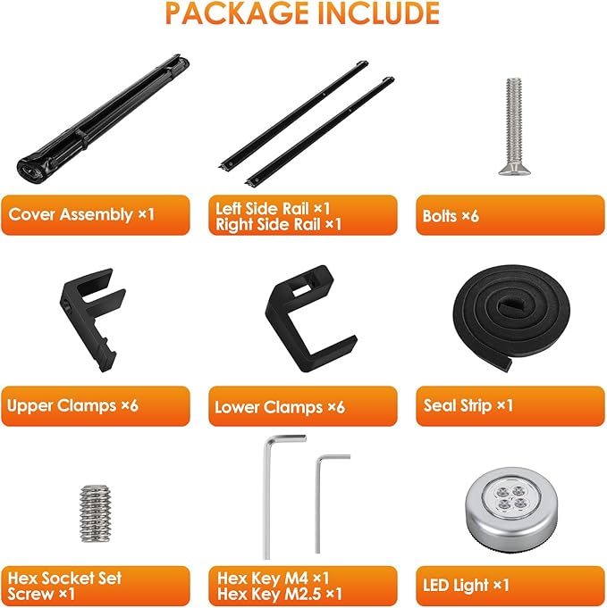 Nilight Soft Roll-Up Tonneau Cover Compatible with Chevy Silverado/GMC Sierra 1500 2007 2008 2009 2010 2011 2012 2013– 5.8ft Truck Bed Cover