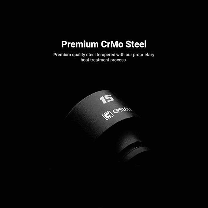 Capri Tools 13 mm Deep Impact Socket, 1/4-Inch Drive, 6-Point, Metric