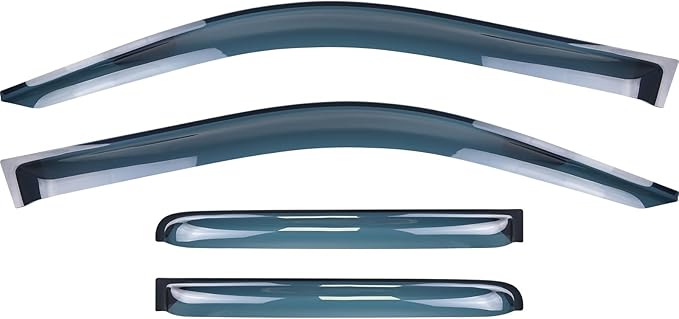 Window Visors Rain Guards Compatible with Ford Maverick XL XLT Lariat 2022 2023 2024 2025 Window Wind Deflectors Vent Shades Transparent Version