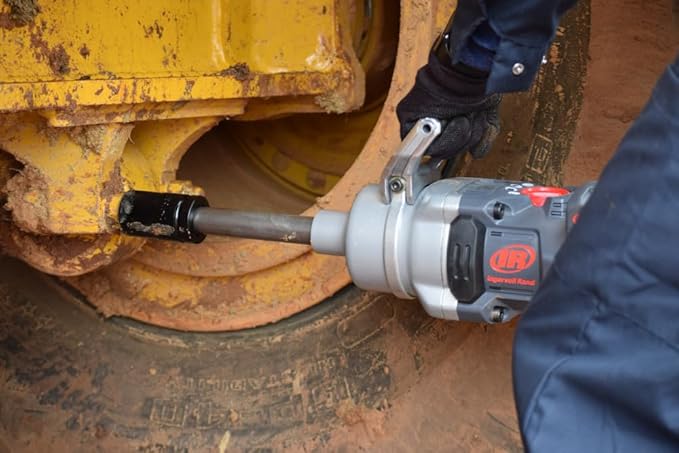 Ingersoll Rand W9691 20V High-torque 1" Cordless Impact Wrench, 3000ft-lbs Nut-busting Torque, 6" Ext Anvil