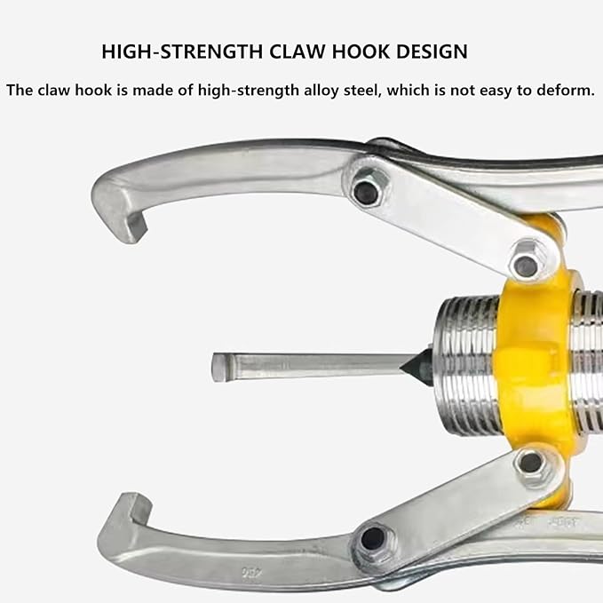 Separate Hydraulic Gear Puller, 5/10/15/20/30/50 Tons, with Hand Pump, for Separating Tools in Confined Spaces, 2 or 3 Jaws, Vertical and Horizontal(50T)