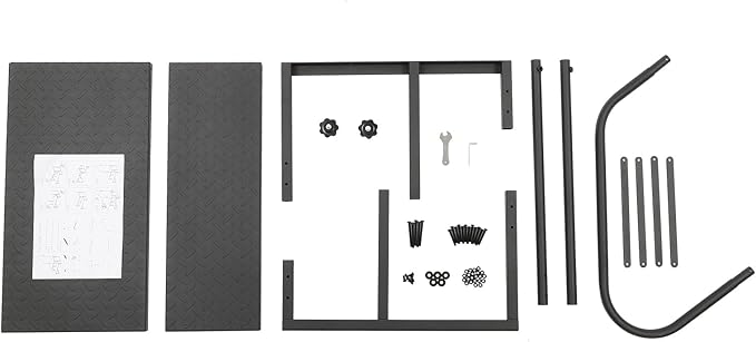 RV Steps with Handrail, 2 Step RV Ladders with Anti-Slip Pedals, Mobile Home Stairs for Travel Trailers, Heavy Duty Camper Steps for Camper, Porch, Spa