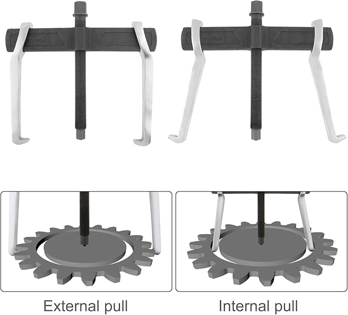 ChgImposs 14 Inch 2-Jaw Gear Puller + 4 Inch 2-Jaw Bearing Puller Gears
