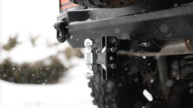 Andersen HITCHES | EZ Adjust Hitch | 8" Drop/Rise, 2" x 2-5/16" Combo Ball, 2" Shank | Adjustable Heavy Duty Towing for Trucks Trailer | 10K/14K GTWR Weight Level | 3298