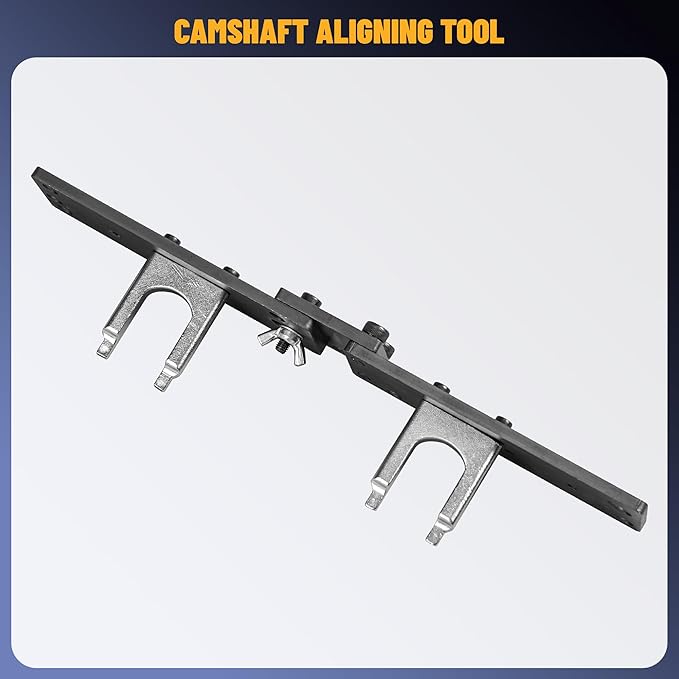 Camshaft Aligning Flywheel Locking Crankshaft Pulley Holding Tool Compatible with GM Onix/Tracker/Chevrolet 1.0 12V 3 cylinders 1.2 12V Ecotec Engine Replace CR490 with 22mm Socket