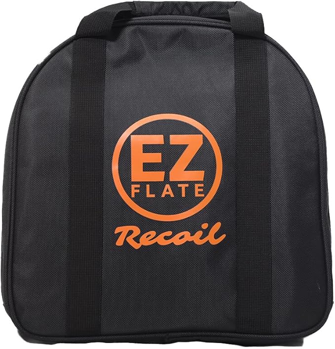 EZ FLATE 4 Tire Hose System | Heavy Duty | Truck or Car Tires | UTV Side By Side Tires | Fast Inflation | 4 Tires at Once | Auto Equalize | Quick Connest Air Chucks (Recoil Hose System)