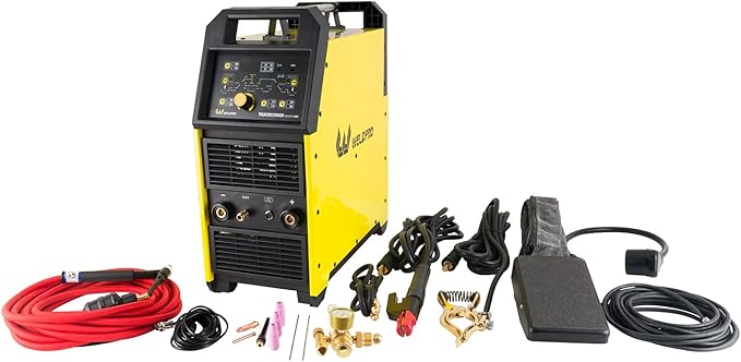 Weldpro 250A AC/DC Aluminum Tig Welder with Pulse CK TL26 TIG Torch, Digital Inverter MMA/TIG 110/220V Dual Voltage TIG Welding Machine AC DC 3 Year Warranty