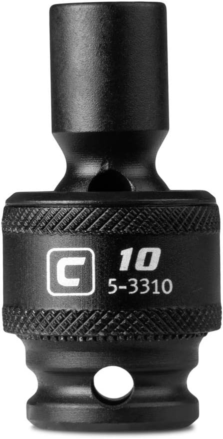 Capri Tools 515114 10 mm Universal Impact Socket, 3/8-Inch Drive, 6-Point, Metric