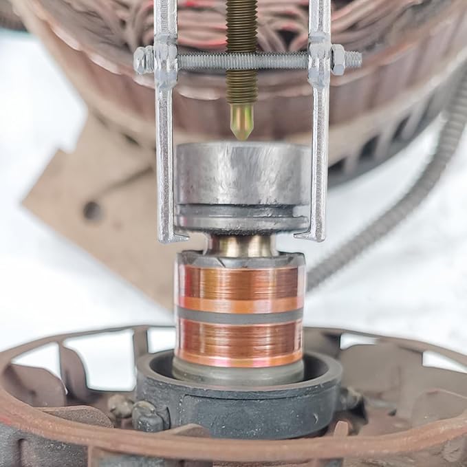 ChgImposs 4 Inch Two Jaw Bearing Puller Tool, Adjustable Carbon Steel Gear Pulley & Flywheel Remover Kit for Motorcycle, Car & Machine Use