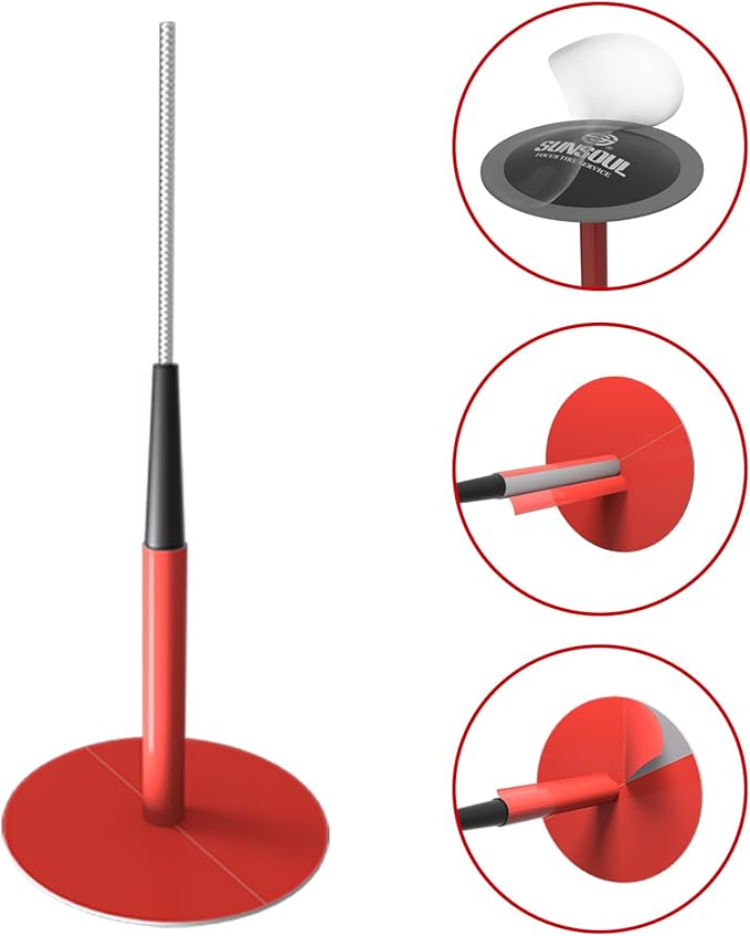 SUNSOUL 24pcs Combination Repair Unit,Tire Repair Patch Plug 0.30” x 2”,Tire Patch Plug Kit,Mushroom Tire Plug Patch for Car Motorcycle Truck Bus