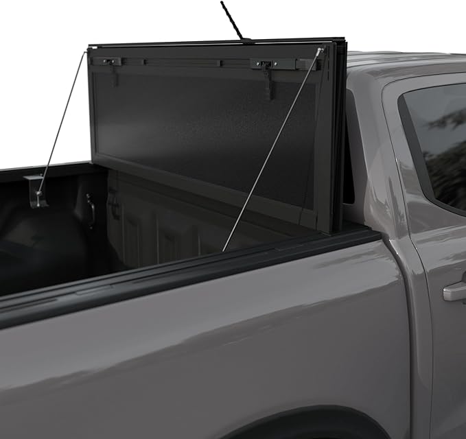 Tutel Low Profile Hard Shell Flip-Up Truck Bed Tonneau Cover|Fits 2015–2026 Ford F-150 6.5' Bed (78") - TTLTMLPFU017