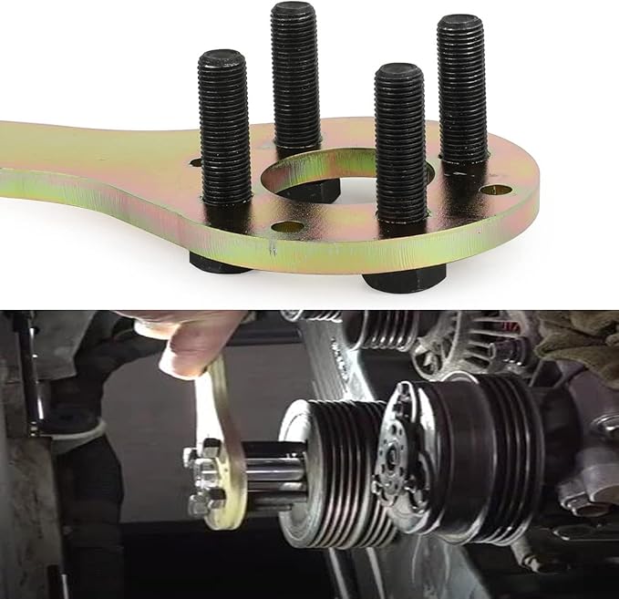 Crank Pulley Tool Kit Screw Wrench Holder Compatible with Subaru Imprezas Legacy Outback Foresters XT Baja SVX Saab 9-2X