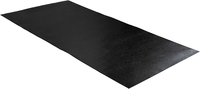 RESILIA Work Bench Mat - 22" X 96" X 0.06" Scratch-Resistant PVC Mats - Protect Your Workbench, Table, or Tool Station from Painting, Woodworking, Crafting, Building, & More, Black, Made in USA