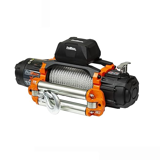 Prowinch 9500 lbs Electric Waterproof Winch Steel Rope Steel Roller 12V Wireless
