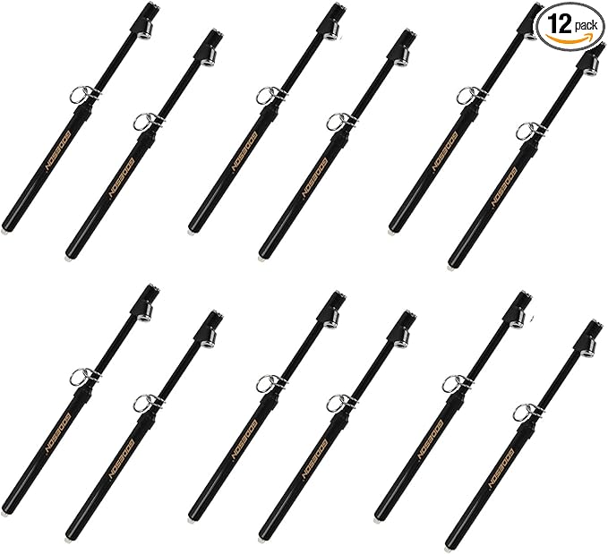GODESON Dual Head Tire Pressure Gauge, Heavy Duty Pencil Tire Gauge Range 10-150PSI,Dual Head Truck Pen Air Pressure Gauge (Pack of 12)…