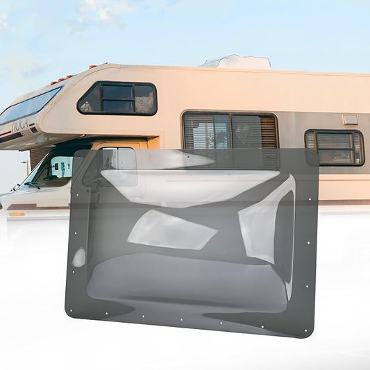 RVGUARD RV Skylight Replacement, 18" x 26" Outer Dimension Skylight Fits All Standard 14" x 22" Openings, RV Skylight for Camper Trailer Fifth Wheel Truck, UV Resistant, Impact Resistant, Smoke