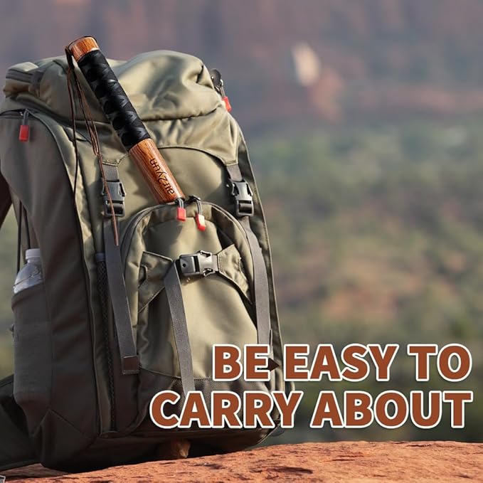 Wooden Tire Thumper, Fish Bat, Tire Knocker for Truckers, Trucker Tool for Checking Tire Pressure, Weighted Tire Checker Bat with Comfort Extra Grip, Idea Gift for Truck Drivers