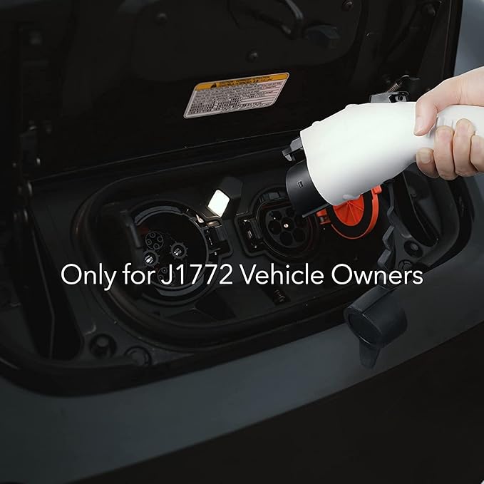 Lectron EV Charger, 16 ft Extension Cord & J1772 Cable - Portable Electric Car Charger for J1772 EVs and Plug-in Hybrid Vehicles (NEMA 5-15)