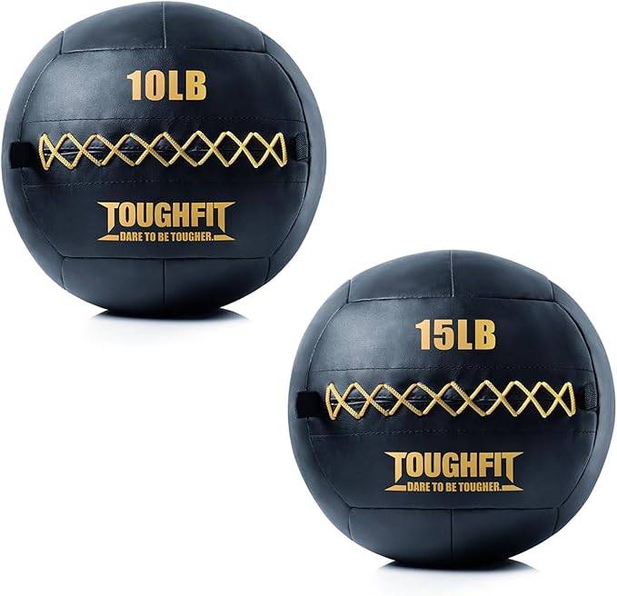 Soft Wall Ball - Medicine Ball Set for Cardio Fitness Exercise - Weighted Med Ball for Strength and Conditioning Exercises, Cross Training Lunge, and Partner Toss