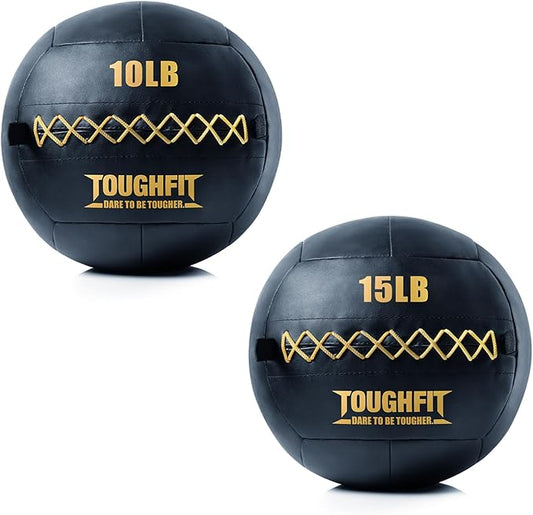 Soft Wall Ball - Medicine Ball Set for Cardio Fitness Exercise - Weighted Med Ball for Strength and Conditioning Exercises, Cross Training Lunge, and Partner Toss