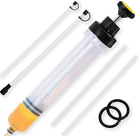 500CC Fluid Extractor Pump Automotive, Oil Pump Extractor, Upgrade Fluid Pump Automotive, Brake Fluid Extractor and Oil Syringe, Oil Suction Pump Extractor for Changing Oil
