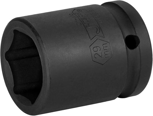 Jetech 3/4 Inch Drive 29mm Standard Impact Socket, Made with Chrome Molybdenum Alloy Steel, Heat Treated, 6-Point Design, Metric