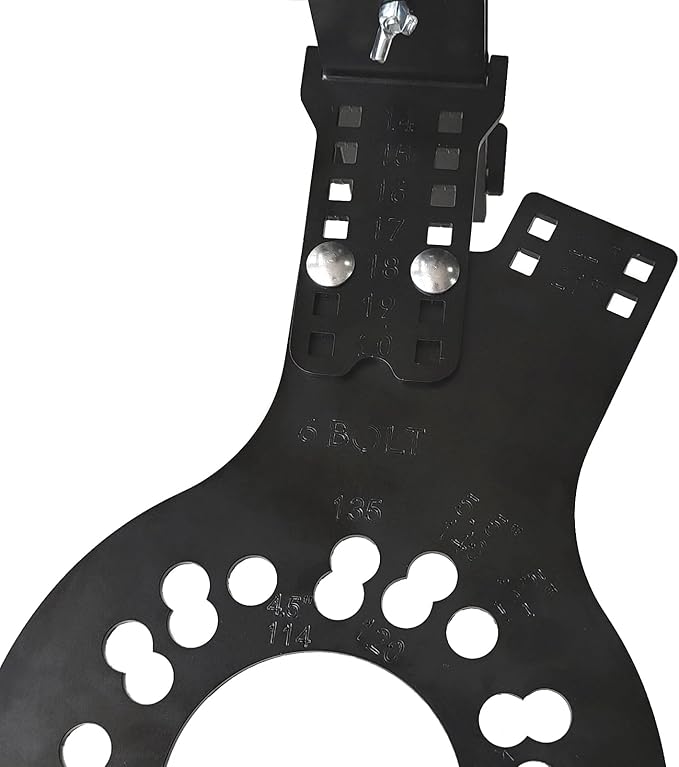 14"-22" Wheel Fitment Simulator Tool, 6 LugTire Rim Size Measuring Mockup Tool, Wheel Offset Measuring Tool