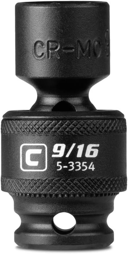 Capri Tools 9/16-Inch Universal Impact Socket, 3/8-Inch Drive, 6-Point, SAE