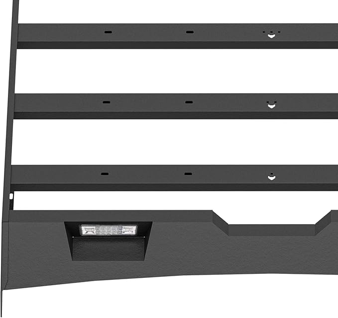 Roof Rack Cargo Basket with 2 LED Lights Compatible for 2009 2010 2011 2012 2013 2014 Ford F-150 & Raptor SuperCrew Cab, Rooftop Cargo Carrier Luggage Storage Holder