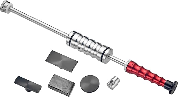 7PCS Slide Hammer Dent Puller & Tab Kits Set, Auto Body Dent Removal Cold Glue Tab Kits